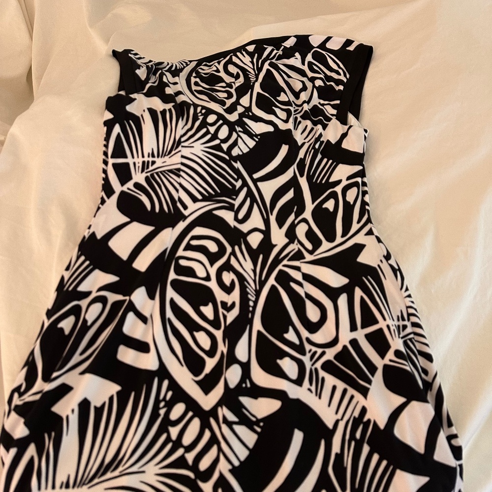 Cache Botanical Print Dress - image 1